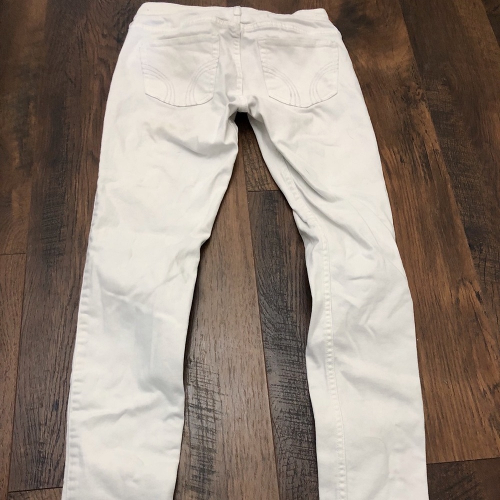 White Hollister Jeans size 3R
